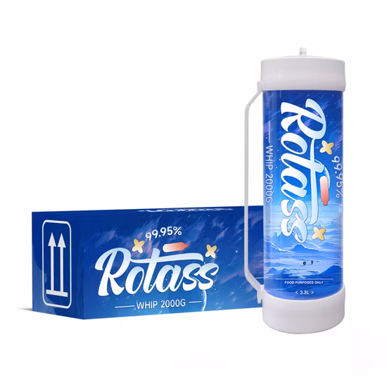 Wholesale Lustgas N2o Gas Nitrous Oxide 3.3L 2kg Cream Chargers Cream Canisters 2000g Laughing Gas Cartridge Whip Cream Charger Wholesale Nitrous Oxide