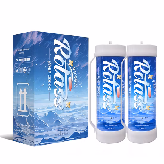 도매 Lustgas N2o 가스 아산화 질소 3.3L 2kg 크림 충전기 크림 용기 2000g 웃음 가스 카트리지 채찍 크림 충전기 도매 아산화 질소